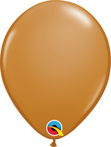 Qualatex Latex Fashion 5 inch Mocha Brown Helium Quality Balloons, 100 pack