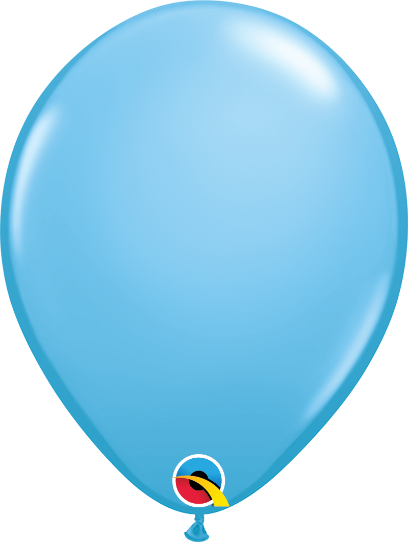 Qualatex Latex Standard Pale Blue 11" Helium Quality Balloons, 100 Pack