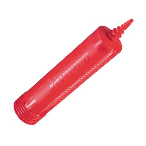 Qualatex Single-action Handheld, Balloon Inflator Pump, Large, Red