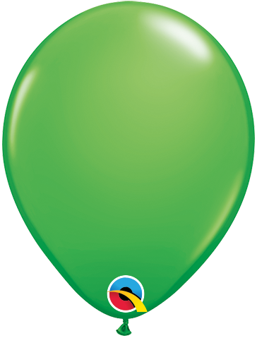 Qualatex Latex Fashion Spring Green 5 inch Helium Quality Balloons, 100 pack