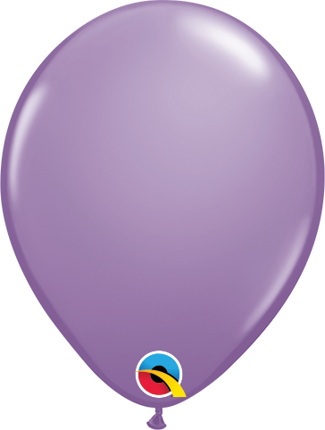 Qualatex Latex Fashion Spring Lilac 5" Helium Quality Balloons, 100 Pack