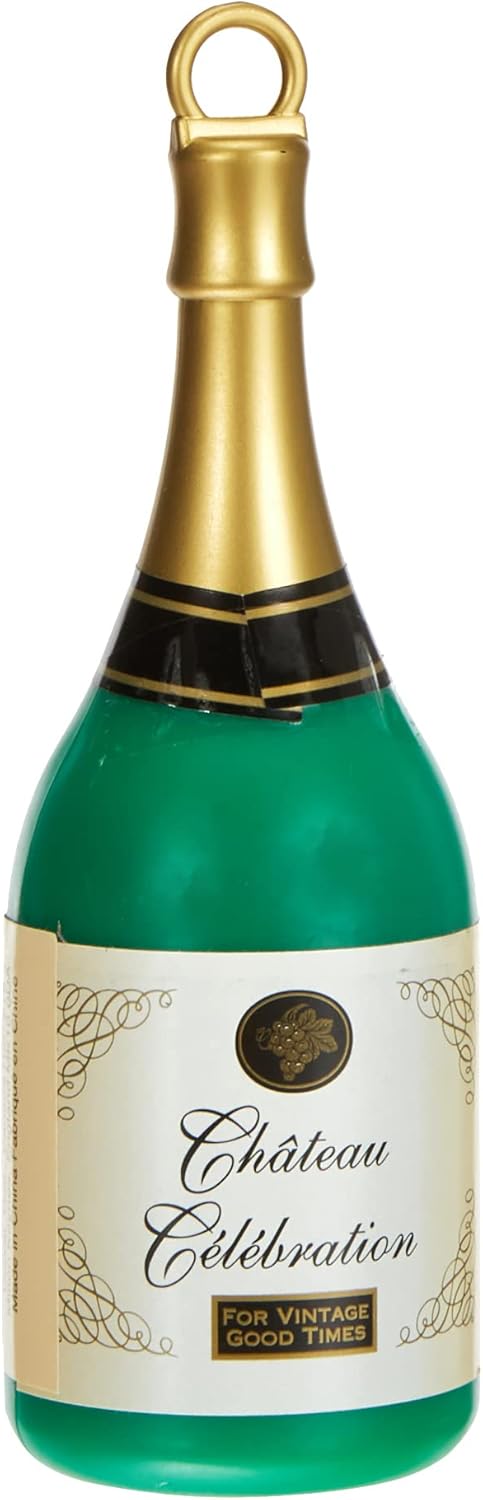 Bubbly Champagne Plastic Bottle 8oz Weight Decoration for Balloons