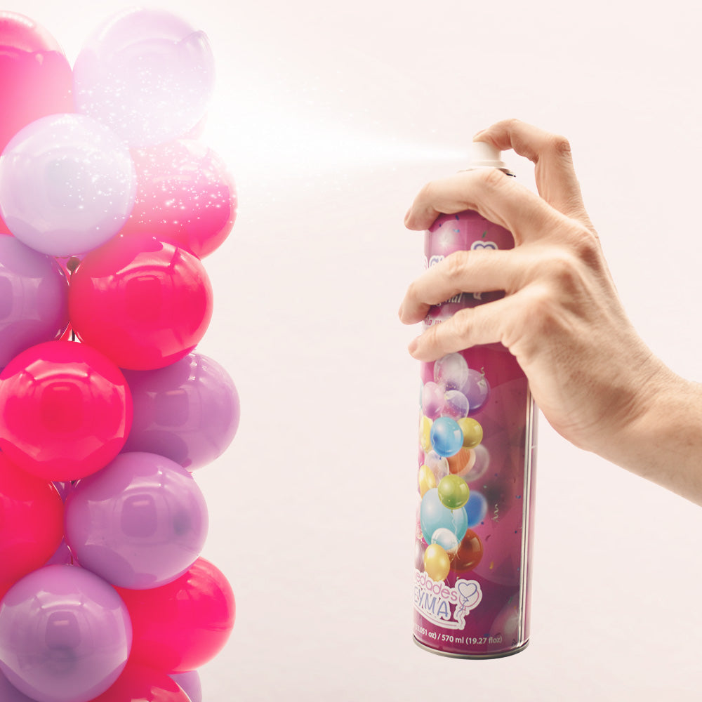 Novedades Peyma Mega Shine Balloon Spray, 570 ml (19.27 floz)