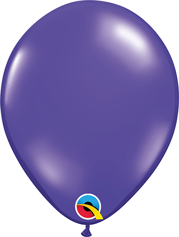 Qualatex Latex Quartz Purple 5 inch Helium Quality Balloons, 100 pack