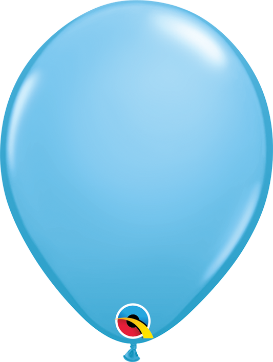 Qualatex Latex Standard Pale Blue 11" Helium Quality Balloons, 100 Pack