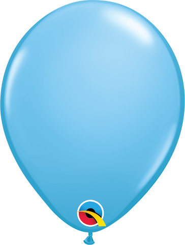 Qualatex Latex Standard Pale Blue 5" Helium Quality Balloons, 100 Pack