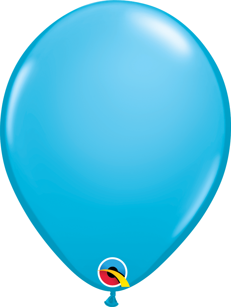 Qualatex Latex Fashion Robin's Egg Blue 11" Helium Quality Balloons, 100 Pack