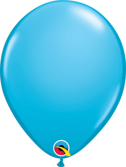 Qualatex Latex Fashion Robin's Egg Blue 11" Helium Quality Balloons, 100 Pack