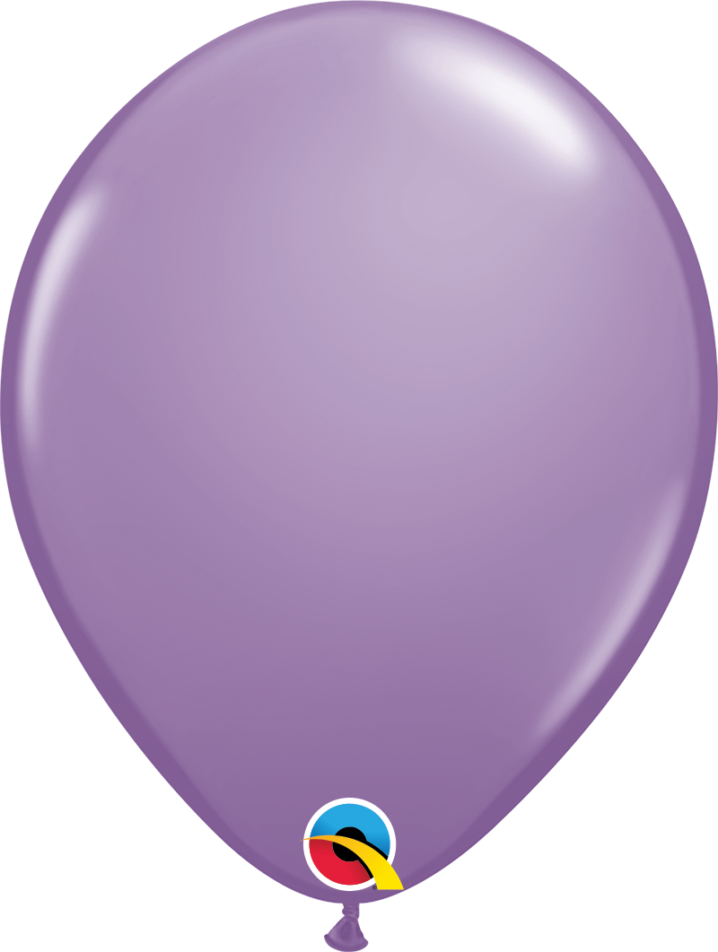 Qualatex Latex Fashion Spring Lilac 11" Helium Quality Balloons, 100 Pack