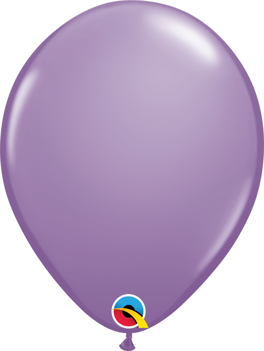 Qualatex Latex Fashion Spring Lilac 11" Helium Quality Balloons, 100 Pack